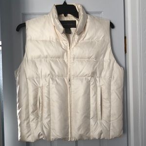 Banana Republic Cream Down Vest